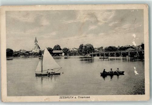 Seebruck Segelboot Ruderboot