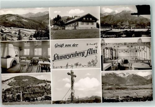 Elbach Berggasthaus Pension Schwarzenberg Alm