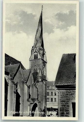 Mayen Der schiefe Kirchturm