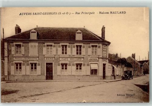 Auvers-Saint-Georges Rue Principale Maison Maulard Auto Cafe Billard