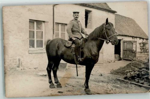 1915 Soldat Feldpost Fuss Artillerie Munition Kolonie 5 Bataillon Regiment 2