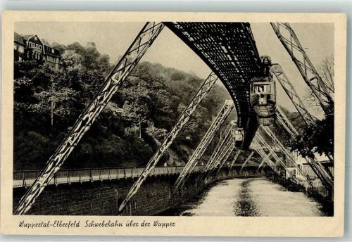 Elberfeld Wupper Schwebebahn