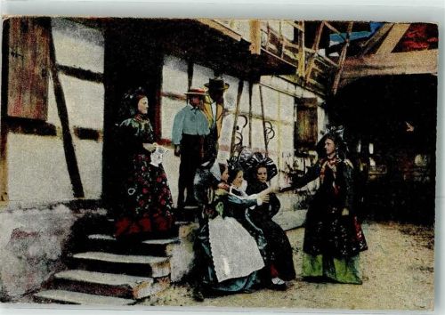 Tracht in einem elsässischen Bauernhaus