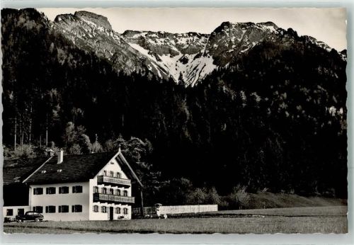 82438 W8116 Eschenlohe , Loisach Foto AK mit Hoher Kiste Auto
