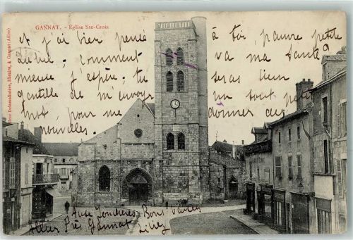 Gannat 1908 Kirche Ste Croix