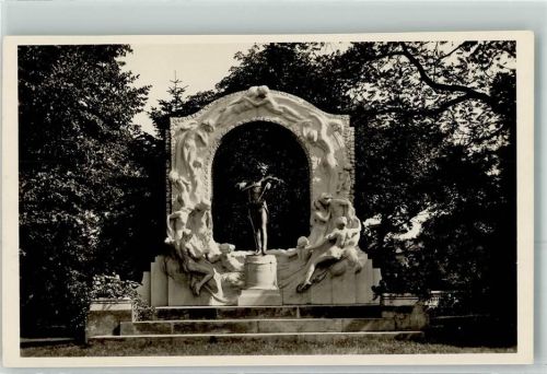Wien Denkmal von Hellmer Geige Stadtpark PAG Nr.26093