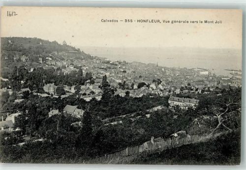 Honfleur Blick Richtung Mont Joli