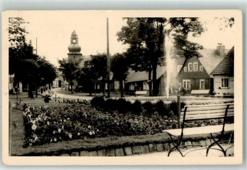 Frauenwald Rennsteig Brunnen St. Nicolai-Kirche