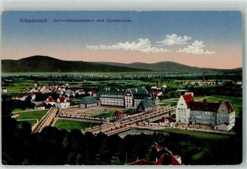 67600 Selestat Schlettstadt 1917 - Lehrerinnenseminar u. Gymnasium