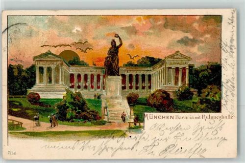München 1901 Bavaria mit Ruhmeshalle