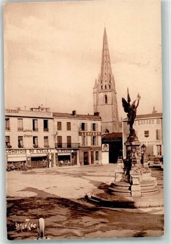Niort Place Saint Jean Engel WK II Stempel