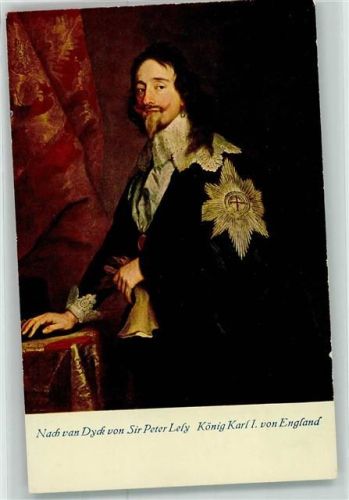 Dresden König Karl I sign.van Dyck von Sir Petr Lely Generaldirektion der Königlichen Sammlung