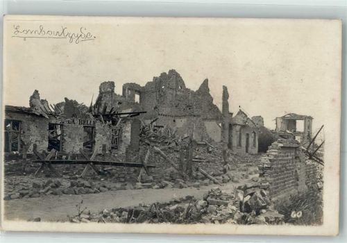La Belle Zerstörung Trümmer