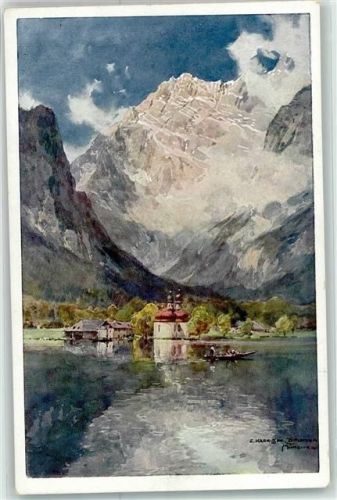 Königssee Kirche St.Bartholomä Stempel