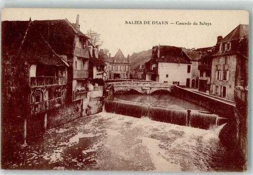 64270 Salies-de-Bearn - Cascade su Saleys Brücke