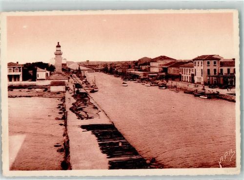 Le Grau-du-Roi der Kanal Leuchtturm