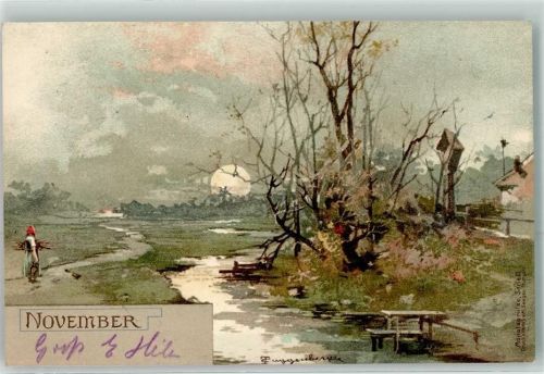 1901 November Monatsgrüsse Serie II Verlag Seeger