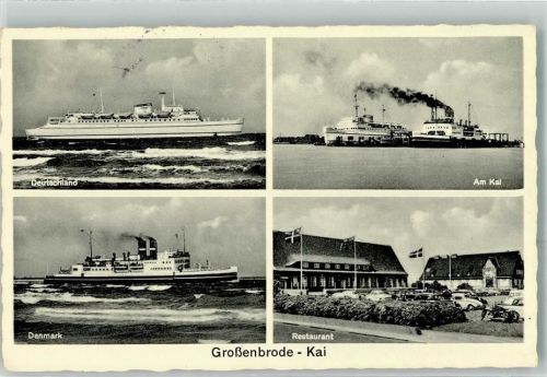 Großenbrode Gasthaus MS Deutschland MS Danmark am Kai