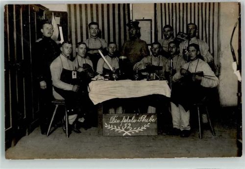 Itzehoe 1912 die fidele Stube Gruppenfoto Ort lt. Fotograf