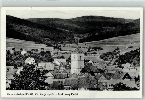 Neukirchen Nikolaikirche Altstadt Blick zum Knüll