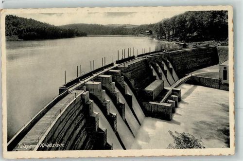 Waldheim Talsperre Kriebstein Sperrmauer