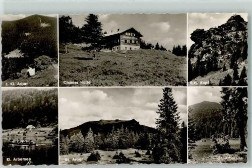 Bodenmais Kl. Arber Gr. Arber Chamer Hütte R. W.-Kopf Gr. Arbersee