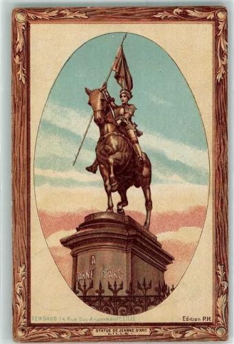Lille 1915 Statue de Jeanne D Arc