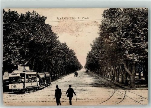 Marseille la Prado Straßenbahn Nr. 281