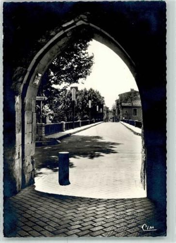 Sommieres la Porte de la Tour de l`Horloge