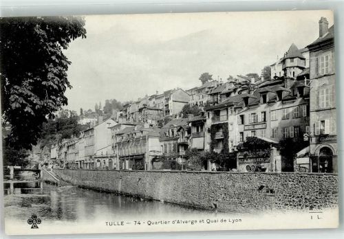 Tulle Quartier d`Alverge et Quai de yon