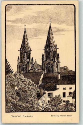 Blamont sign. Walter Genzel