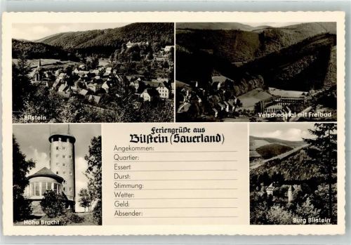 Bilstein Veischedetal Schwimmbad Burg Bilstein Hohe Bracht
