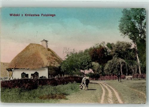 Bialystok 1915 Widoki z Krolestwa Polskiego Feldpost WK I 9. Armee