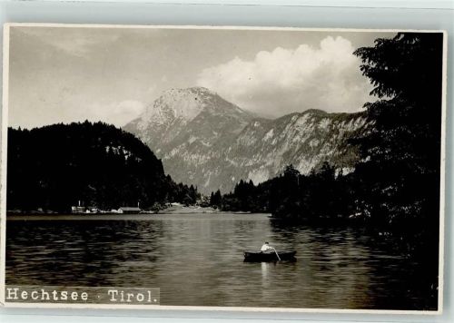 Kufstein Hechtsee Ruderboot
