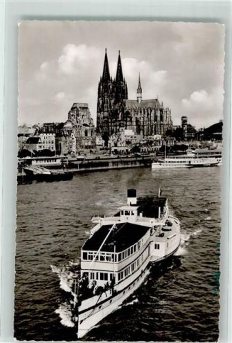Köln Altstadt-Nord 103 Dom Fahrgastraddampfer
