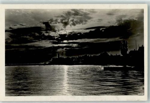 Langenargen 1928 Sommerabend über dem Bodensee
