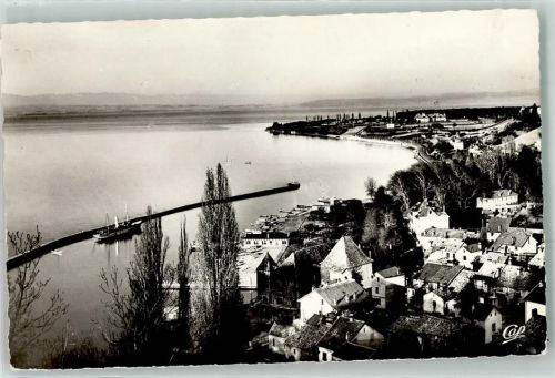 Thonon-les-Bains der Hafen Schiff