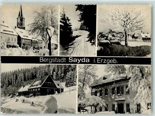 Sayda 1972 Winterimpressionen