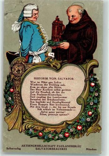 München Historie vom Gasthaus Salvatorkeller Paulanerbräu