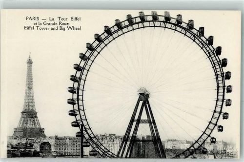 Paris la Tour Eiffel und Riesenrad