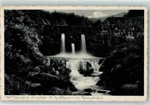 Bad Schwarzbach 1937 Geröllsperren Schwarzbachtal