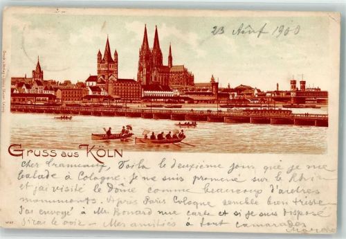 Köln Altstadt-Nord 103 1900 Dom Schiffbrücke