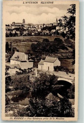 Rodez Gesamtansicht der Mühle