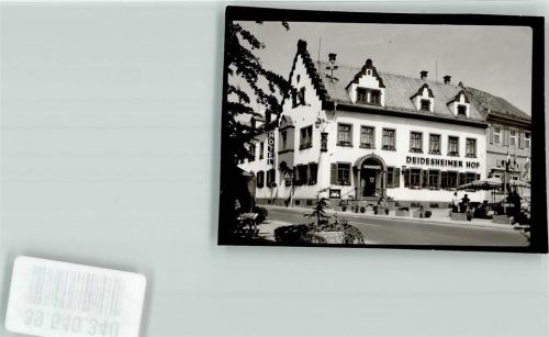 Deidesheim Hotel Deidesheimer Hof Ort handschriftlich
