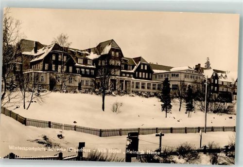 Schierke Winter VEB Hotel Heinrich Heine
