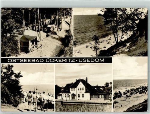Ückeritz Zeltplatz Strandleben Bahnhof