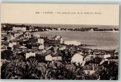 Cannes Blick nach Croix des Gardes