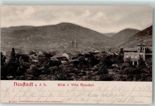Neustadt 1904 mit Kath. Kirche St. Ägidius