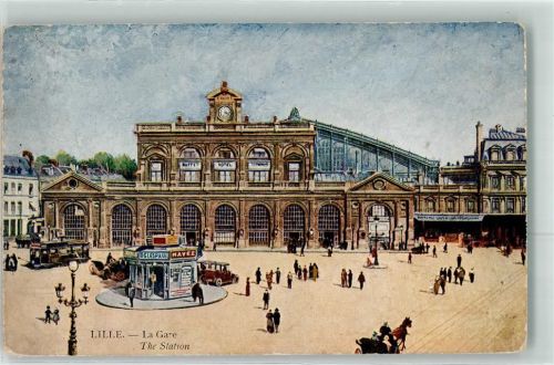 Lille Bahnhof Straßenbahn