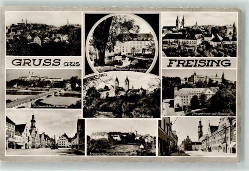 Freising Domberg Jsarbrücke Vincentinum Brauerei Hochschule Weihenstephan